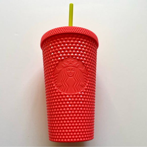 NWOT Starbucks Dragonfruit Studded Tumbler - Picture 1 of 4